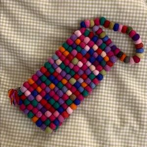 Felt Bobble Wristlet